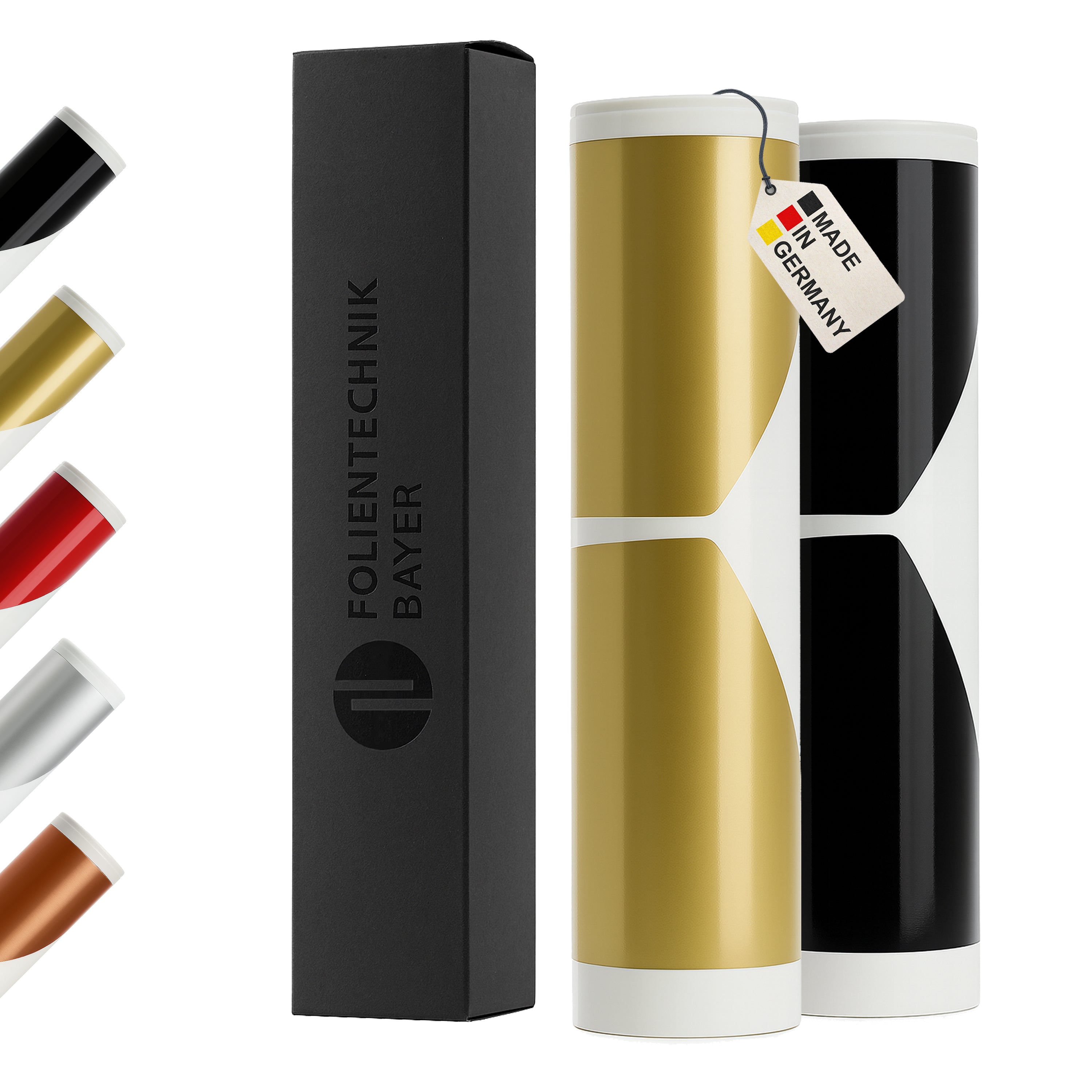 Motorhaubenstreifen für VW Golf 7 – 4-teiliges Racing Stripes Folienset, Tuning Aufkleber, passgenau, selbstklebend & wetterfest