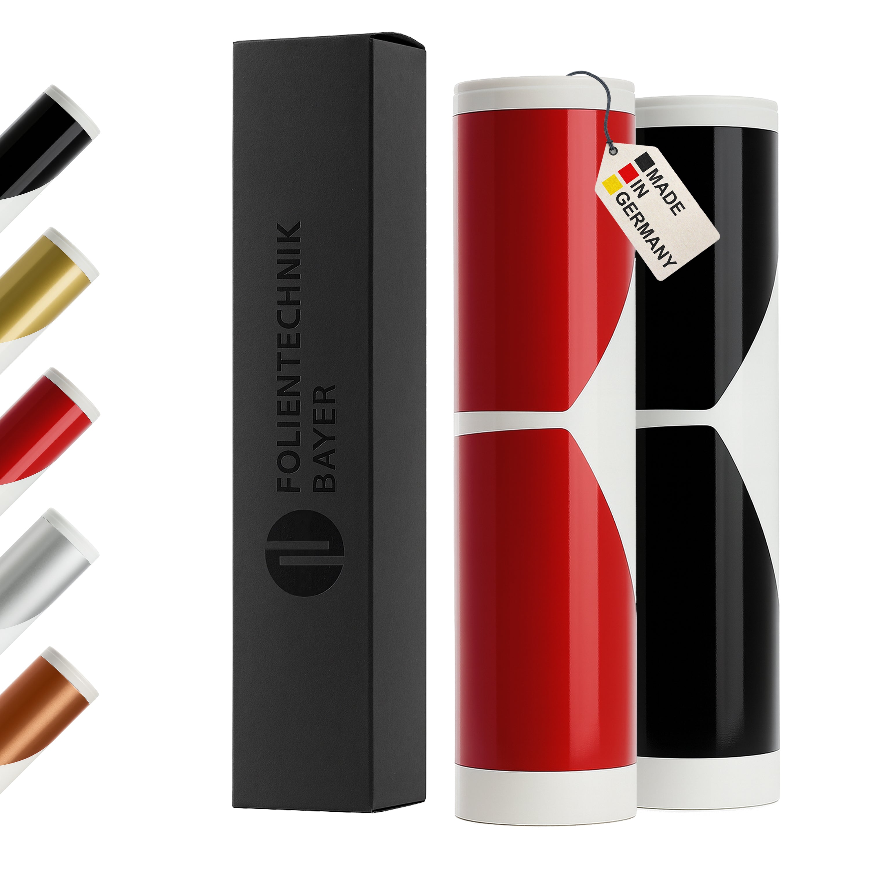 Motorhaubenstreifen für VW Golf 7 – 4-teiliges Racing Stripes Folienset, Tuning Aufkleber, passgenau, selbstklebend & wetterfest