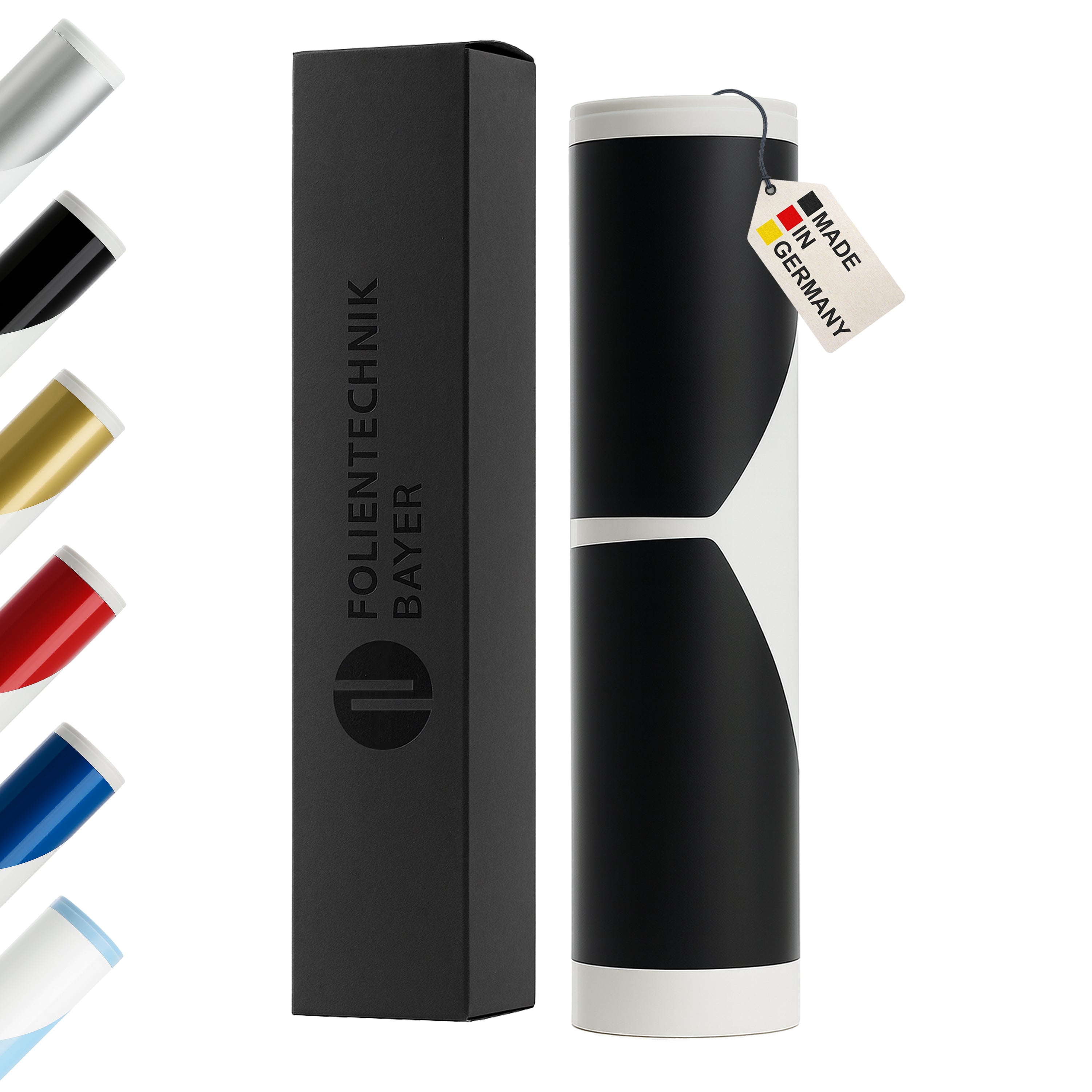 Motorhauben Streifen – 2-teiliges Auto Racing Stripes Folienset, Tuning Aufkleber, universell passend, selbstklebend & wetterfest