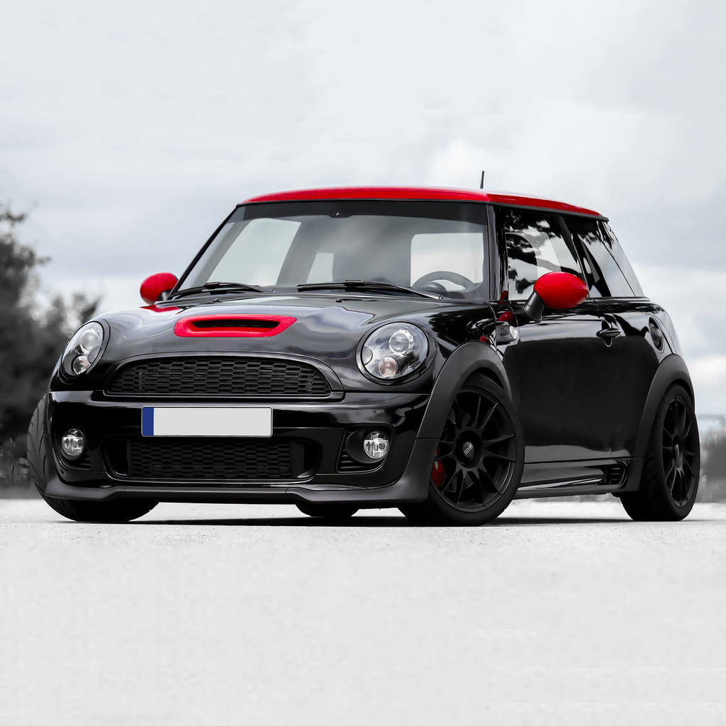 Blendstreifen für MINI One Cooper JCW R55 R56 R57 – Tuning Frontscheibenkeil, Scheibentönung & sportliches Design, UV-beständig, passgenau, selbstklebend & wetterfest