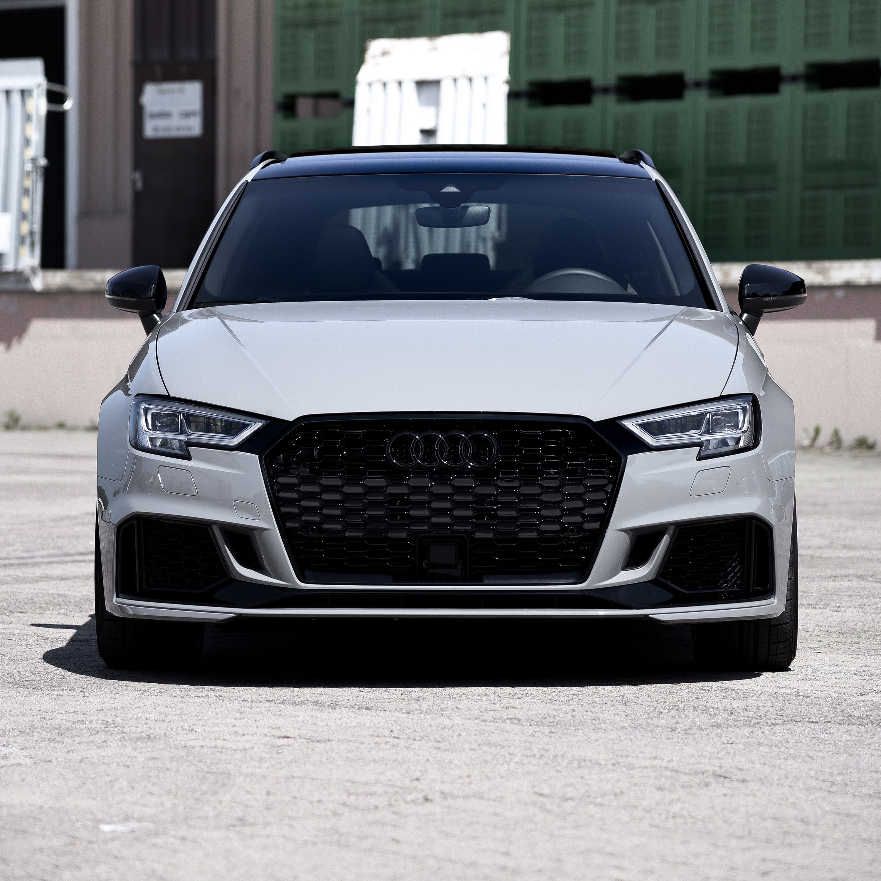 Akzent Aufkleber für Audi A3 S3 RS3 8V Facelift – 2-teiliges Folien Dekorset, Auto Sport Design, Böser Blick Tuning, passgenau, selbstklebend & wetterfest