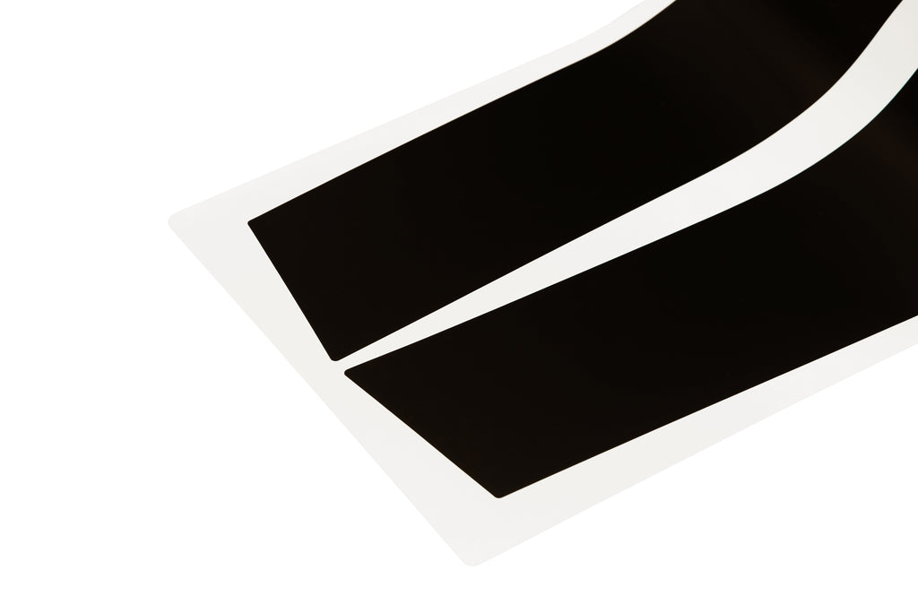 Motorhaubenstreifen für MINI One Cooper JCW R55 R56 R57 – 2-teiliges Racing Stripes Folienset, Tuning Aufkleber, passgenau, selbstklebend & wetterfest