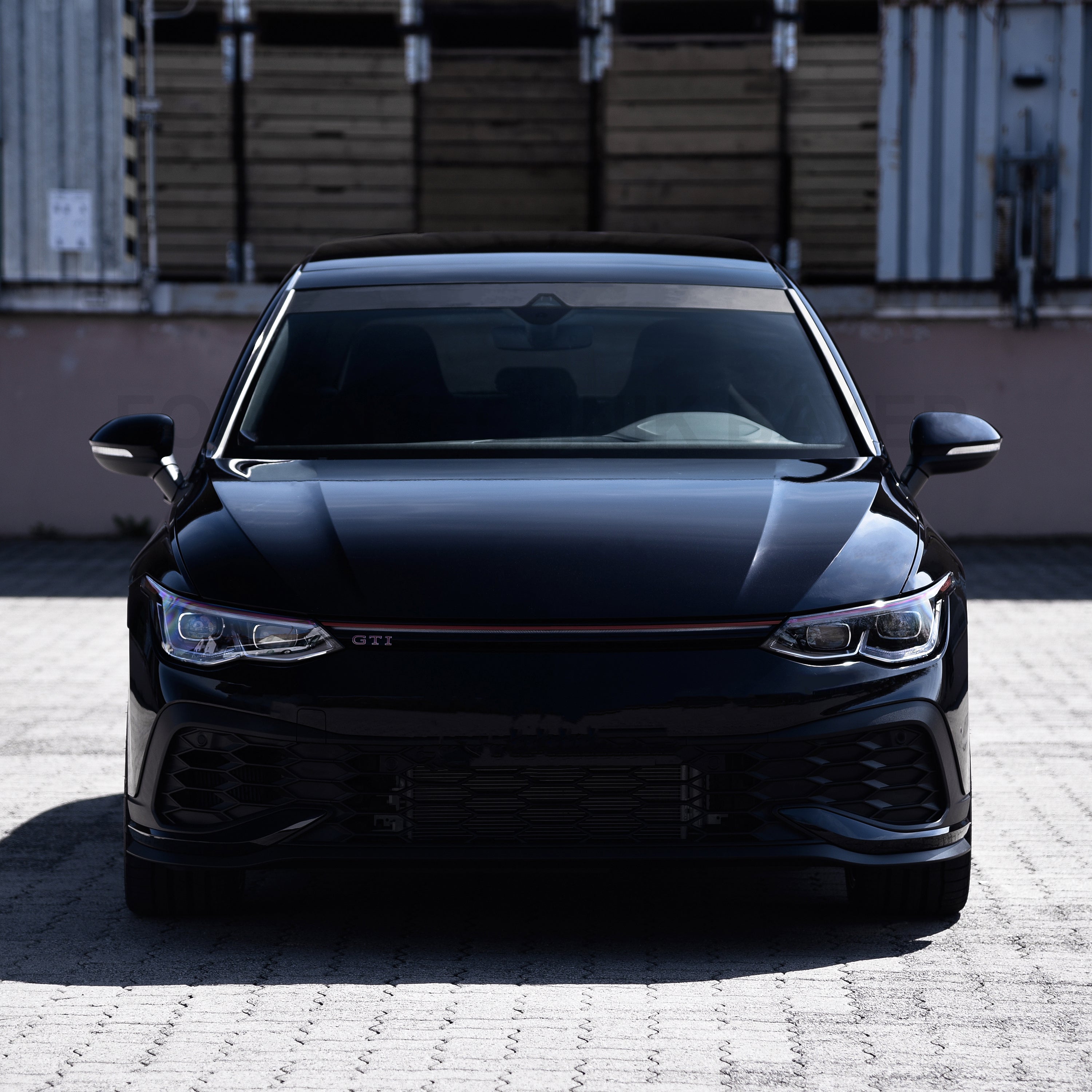 Blendstreifen für VW Golf 8 – Premium Tuning Frontscheibenkeil, Scheibentönung & sportliches Design, UV-beständig, passgenau, selbstklebend & wetterfest